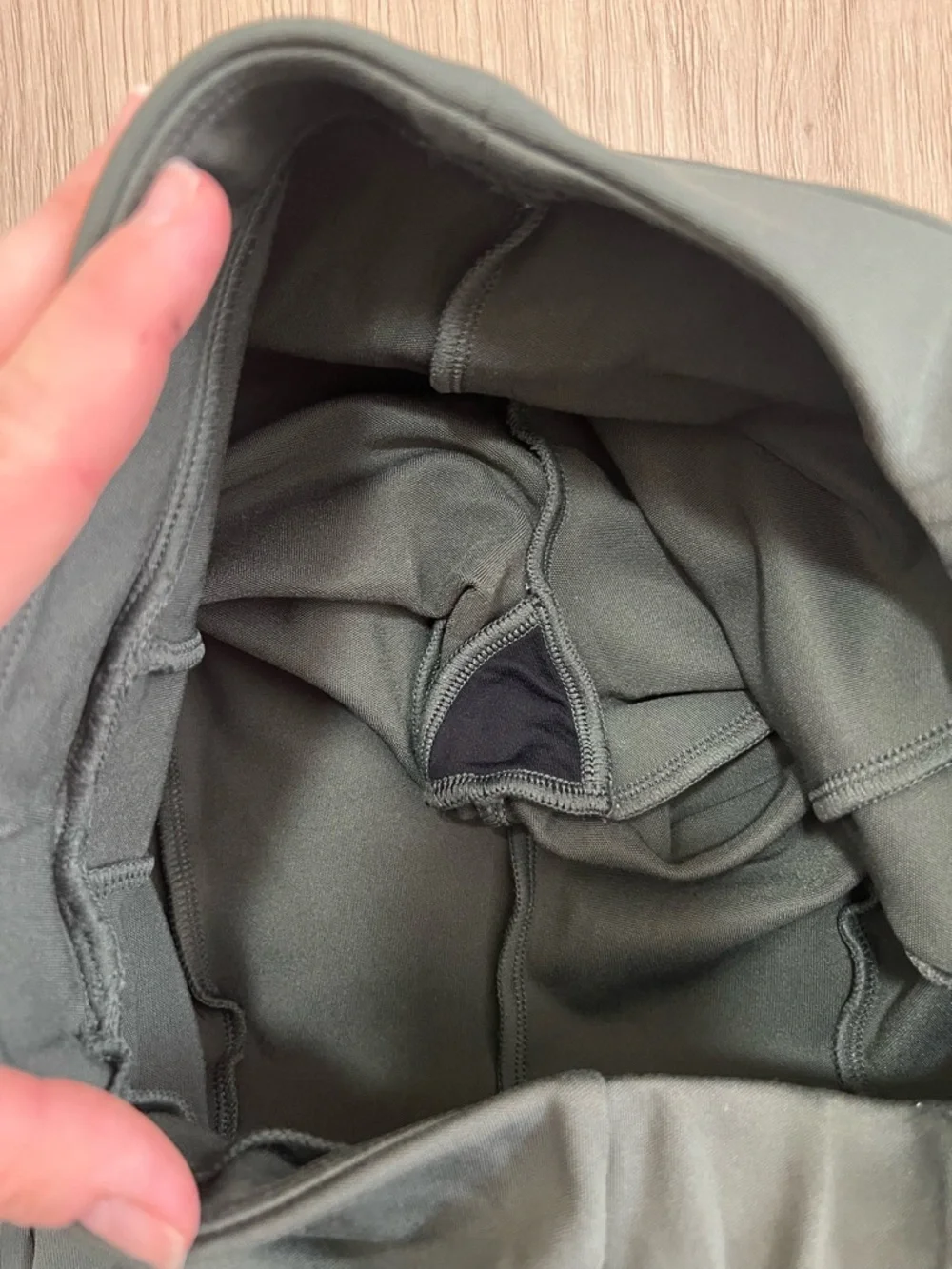 Alo Yoga Green High Waisted Flare Leggings ‼️self altered - Picture 8 of 12